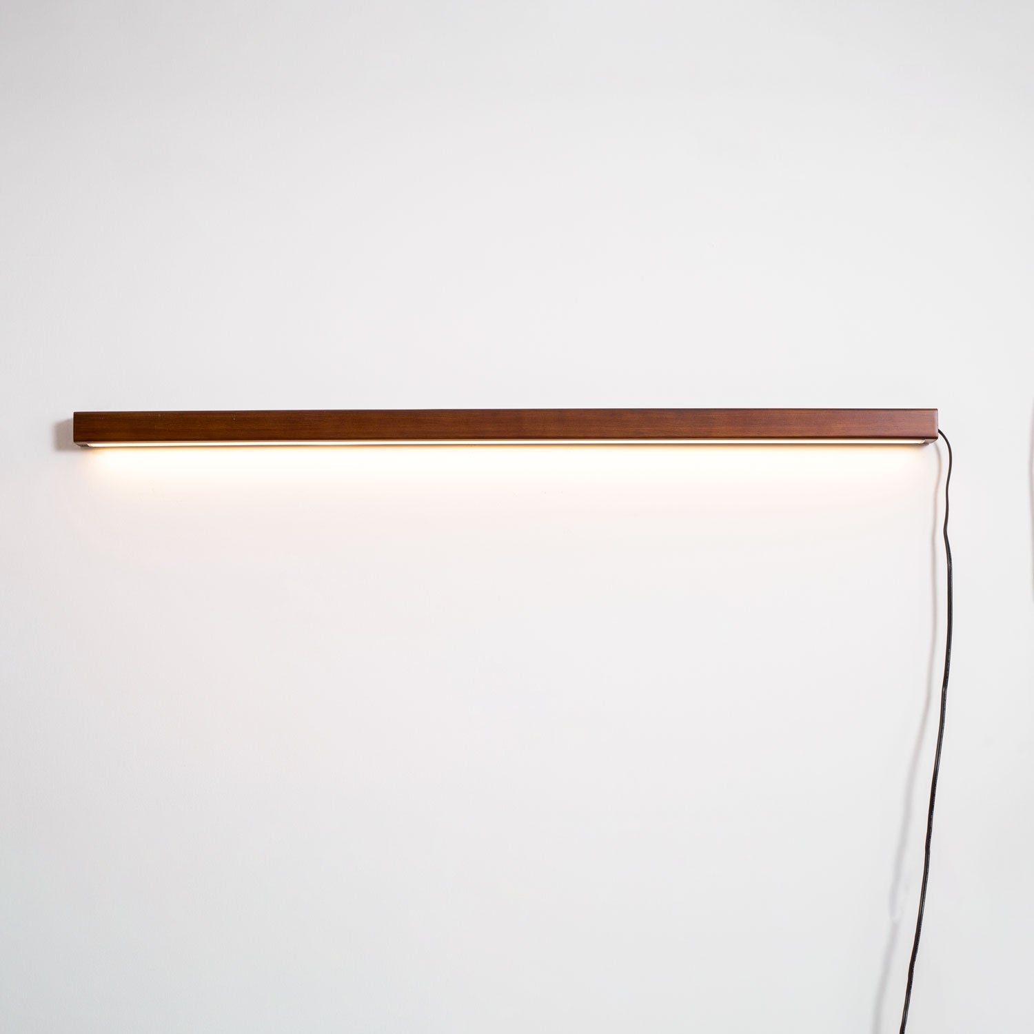 Lumen Oak Linear Wall Lamp - Wooden LED Hard Wired Wall Light Bar