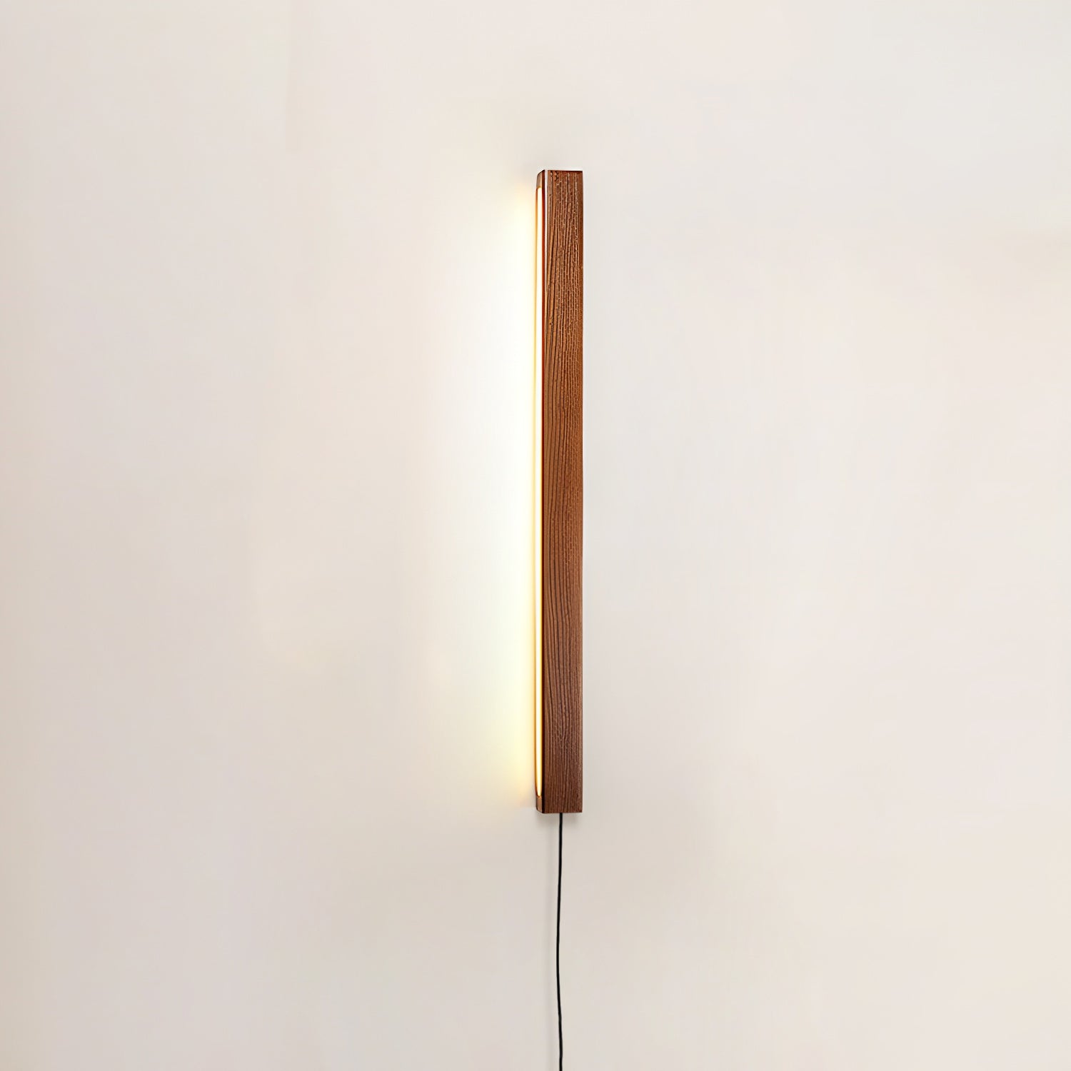 Lumen Oak Linear Wall Lamp - Wooden LED Hard Wired Wall Light Bar