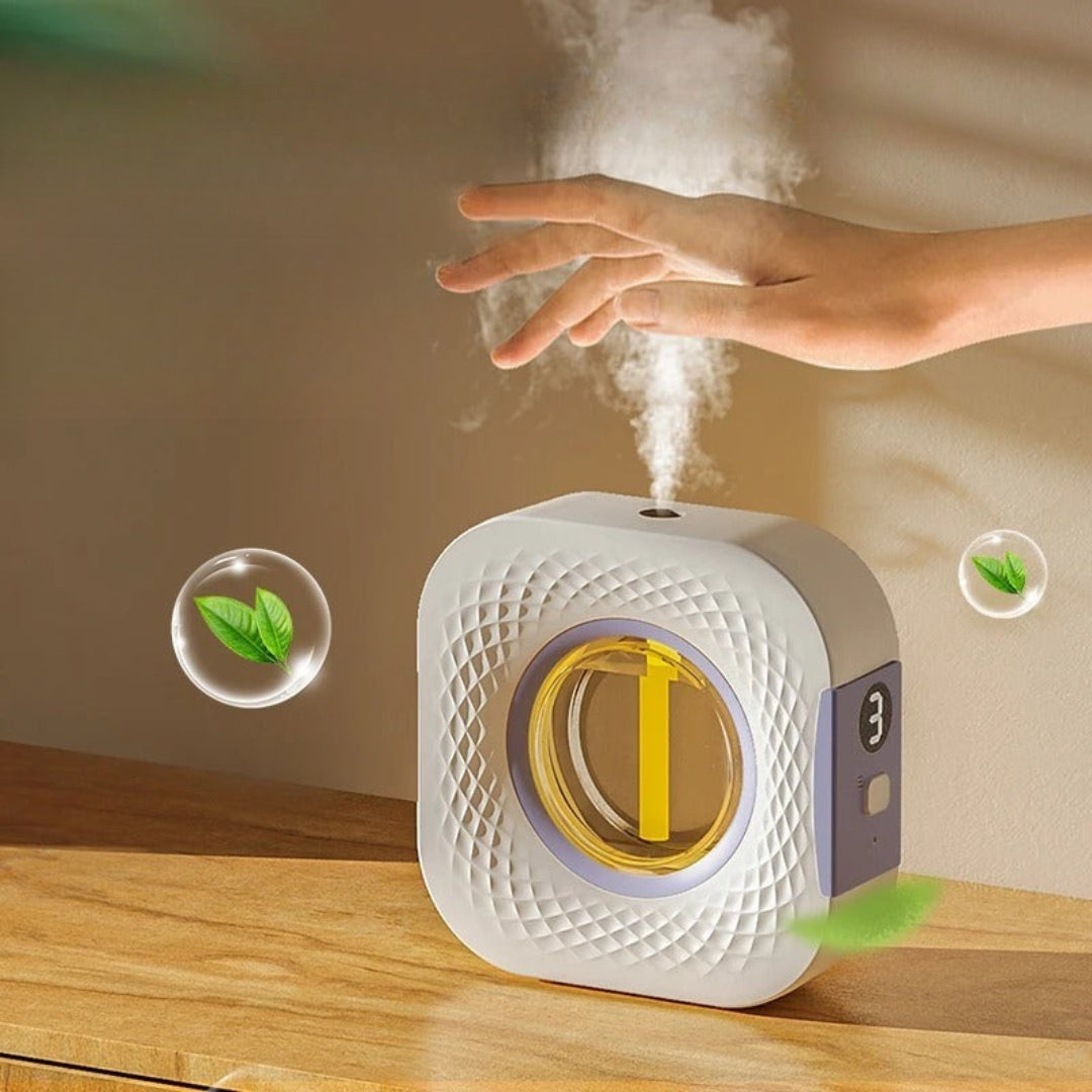 Vaporis Wall Diffuser – Aromatherapy Humidifier LED Night Light USB Air Purifier Bedroom Living Room