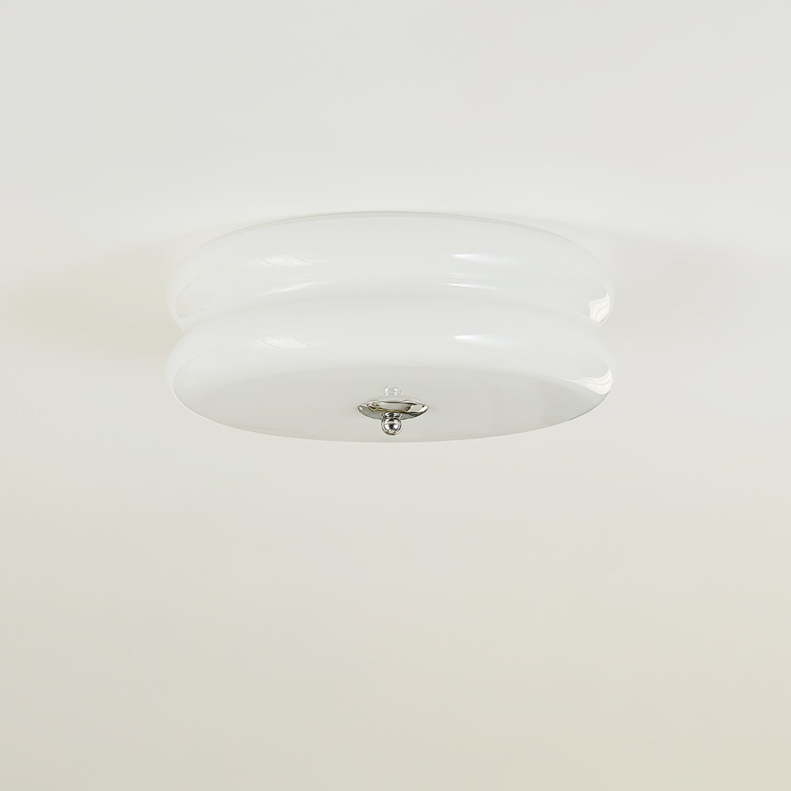 Heron Vintage Dome Ceiling Light – Art Deco Glass Flush Mount Lighting Fixture