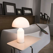 Nordic Frost Dome LED Table Lamp – Minimalist Ambient Light