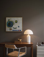 Nordic Frost Dome LED Table Lamp – Minimalist Ambient Light