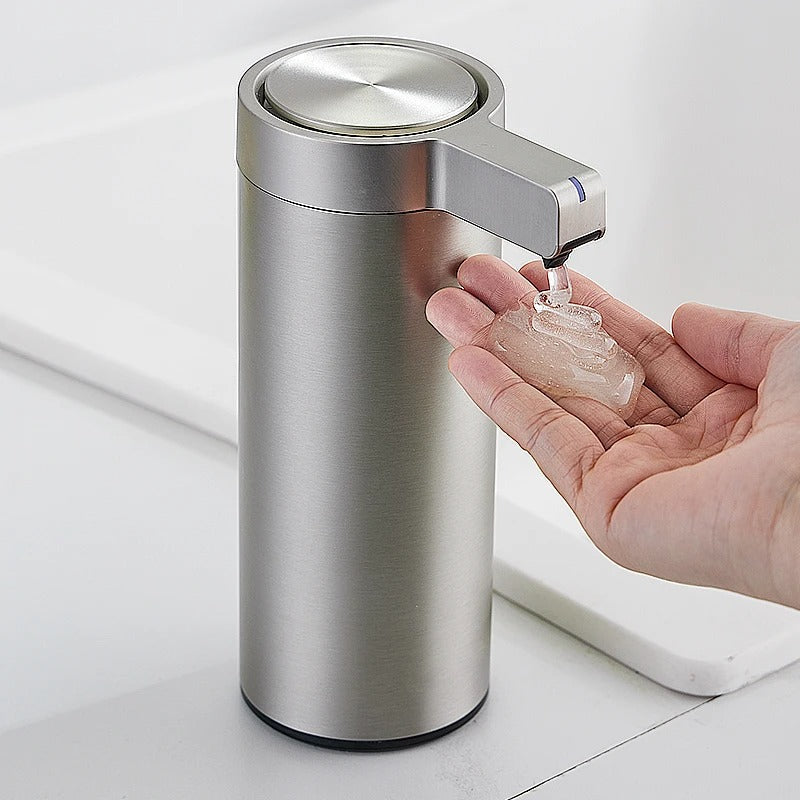 Tivaron Automatic Soap Dispenser – Touchless Motion Sensor Stainless Steel Bathroom Kitchen Countertop