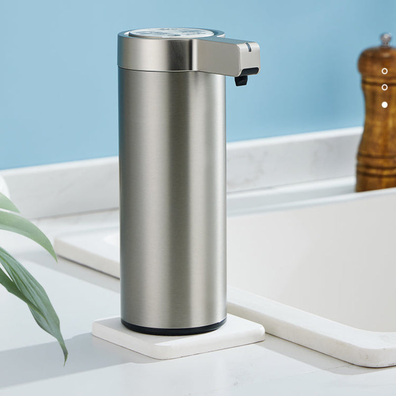 Tivaron Automatic Soap Dispenser – Touchless Motion Sensor Stainless Steel Bathroom Kitchen Countertop