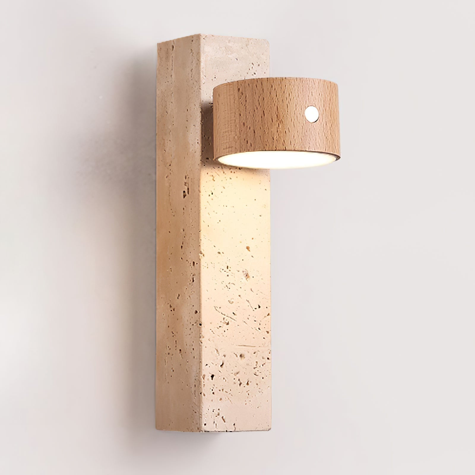 Strata Beam Stone Wall Lamp – Adjustable Rechargeable Modern Architectural Accent Light