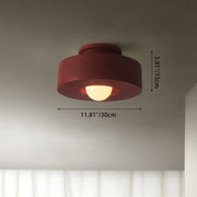 Retro Dome Ceiling Light – Nordic Minimalist Flush Mount Fixture
