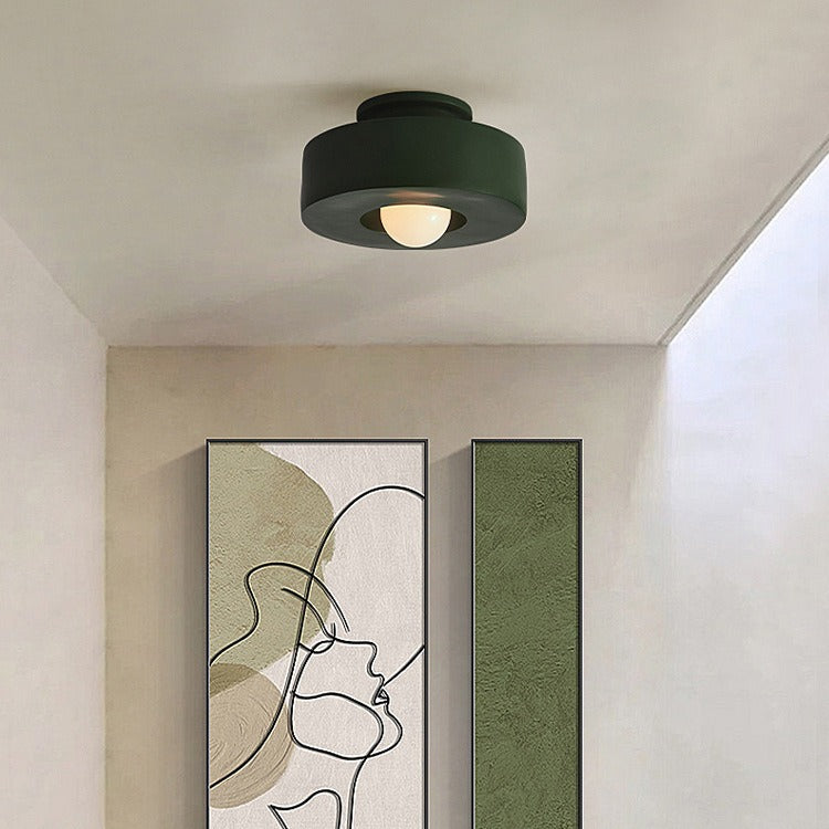Retro Dome Ceiling Light – Nordic Minimalist Flush Mount Fixture