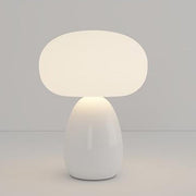 Glossy Ceramic Dome Table Lamp – Soft Warm Glow for Bedroom or Living Room