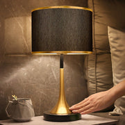 Modern Gold Trumpet Table Lamp – Elegant Bedside Accent Light