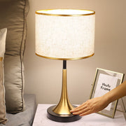 Modern Gold Trumpet Table Lamp – Elegant Bedside Accent Light