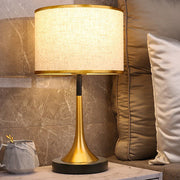 Modern Gold Trumpet Table Lamp – Elegant Bedside Accent Light