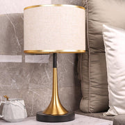 Modern Gold Trumpet Table Lamp – Elegant Bedside Accent Light