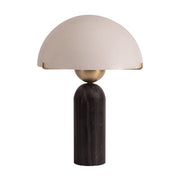 Travertine Dome Table Lamp – Modern Warm Ambient Bedside Light