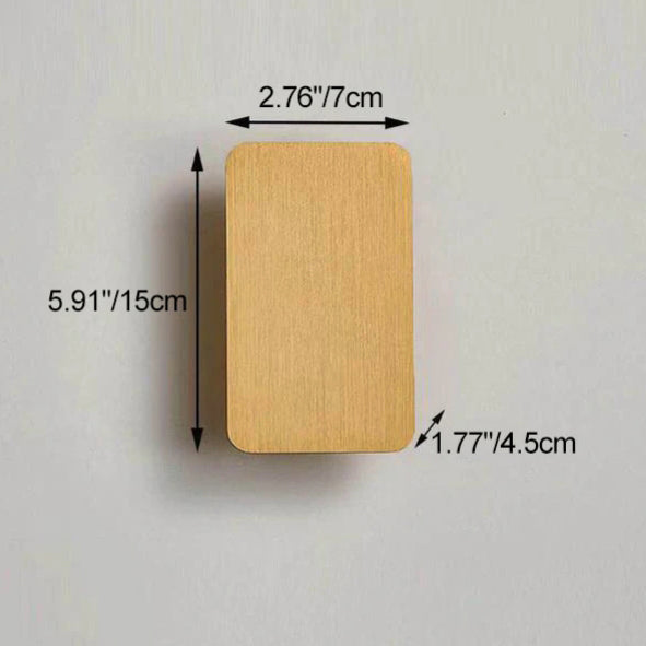 Rectangular LED Wall Sconce Light – Modern Up and Down Wall Fixture