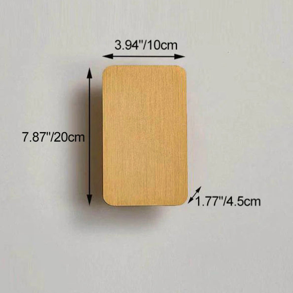 Rectangular LED Wall Sconce Light – Modern Up and Down Wall Fixture