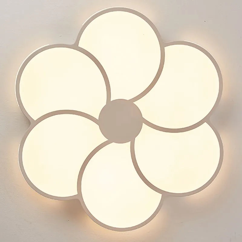 Petalux Flush Mount Ceiling Light – LED Flower Modern Living Room Bedroom Decorative Lighting Fixture