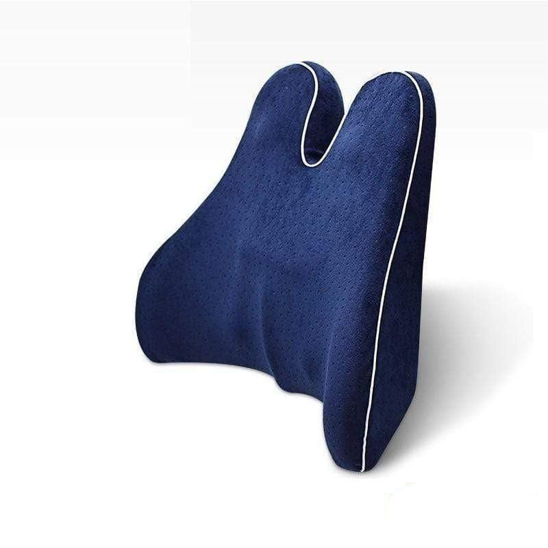 Bunnelle Back Support Pillow – Memory Foam Lumbar Cushion Ergonomic Office Chair Home Bed Mesh Cover
