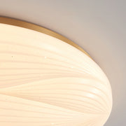 Acrylic LED Flush Mount Ceiling Light – Modern Round Bedroom Fixture