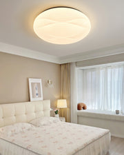 Acrylic LED Flush Mount Ceiling Light – Modern Round Bedroom Fixture