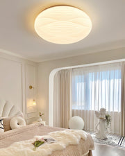 Acrylic LED Flush Mount Ceiling Light – Modern Round Bedroom Fixture