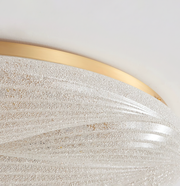 Acrylic LED Flush Mount Ceiling Light – Modern Round Bedroom Fixture