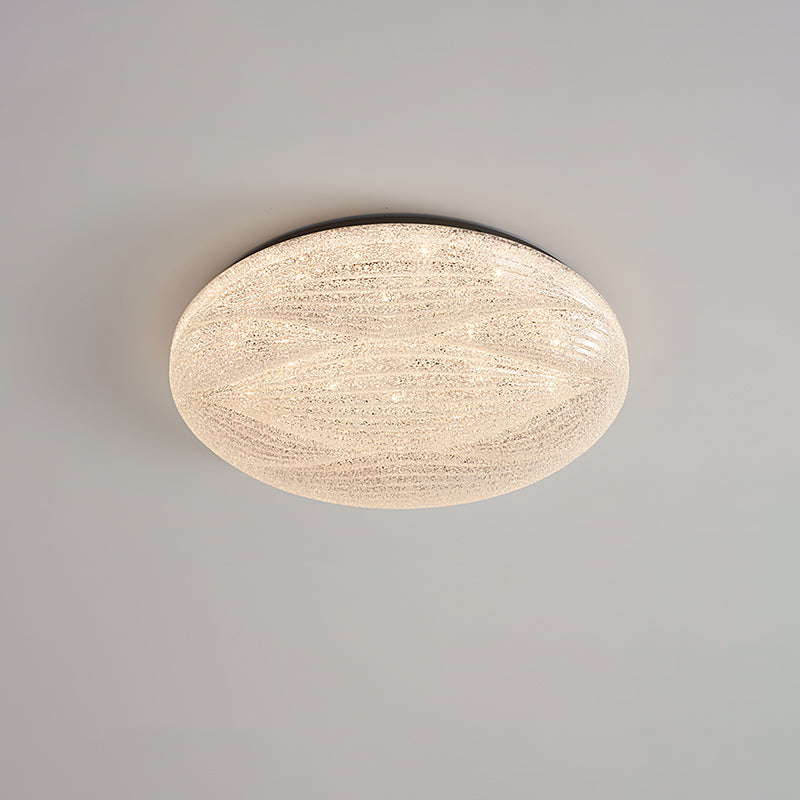 Acrylic LED Flush Mount Ceiling Light – Modern Round Bedroom Fixture