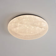 Acrylic LED Flush Mount Ceiling Light – Modern Round Bedroom Fixture