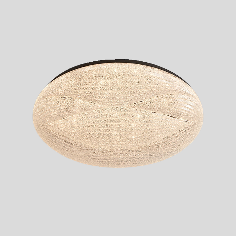 Acrylic LED Flush Mount Ceiling Light – Modern Round Bedroom Fixture