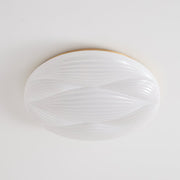 Acrylic LED Flush Mount Ceiling Light – Modern Round Bedroom Fixture