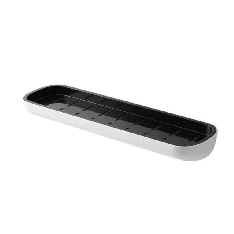 Nivera Bathroom Shelf – Wall Mounted Storage Rack Adhesive Organizer Towel Bar Holder