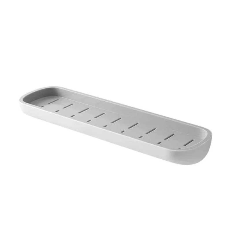 Nivera Bathroom Shelf – Wall Mounted Storage Rack Adhesive Organizer Towel Bar Holder