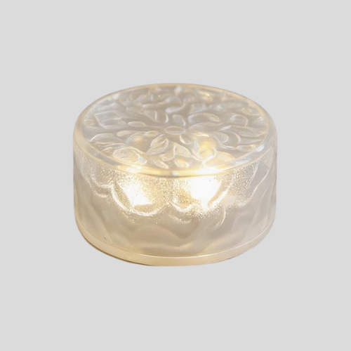 Ripple Glass Solar Step Lights – Waterproof LED Outdoor Pathway and Garden Fixtures