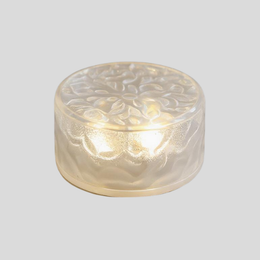 Ripple Glass Solar Step Lights – Waterproof LED Outdoor Pathway and Garden Fixtures