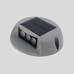 Circular Solar Step Wall Lights for Stairs and Pathways – Waterproof LED Outdoor Landscape Fixtures