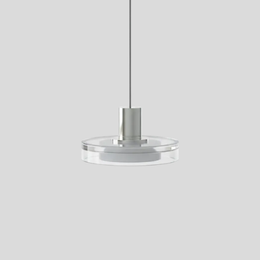 Aeris Halo Glass Pendant Light – Modern Minimalist LED Dining Table Hanging Ceiling Fixture