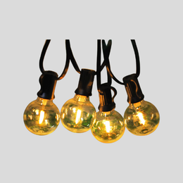 Meadow Globe String Lights – LED Outdoor Festoon String Lighting Fixture Solar USB