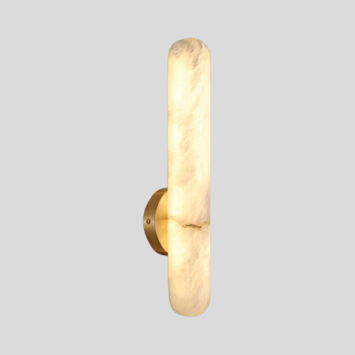 Valtora Marble Wall Sconce – Modern LED Cylinder Decorative Lighting Bedroom Living Room Bathroom