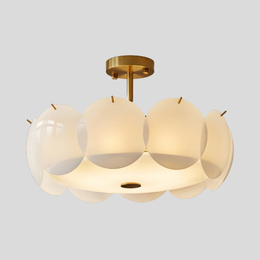 Nuvolux Cloud Pendant Light – Modern White Acrylic Ceiling Light Fixture Dining Room Bedroom Decorative Lighting