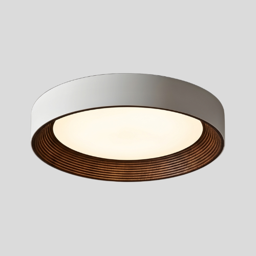 Straton Flush Mount Ceiling Light – LED Modern Round Decorative Lighting Bedroom Living Room