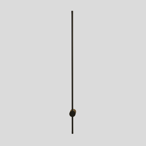 Linea Halo Wall Light – Minimalist Black Linear LED Sconce with Ambient Glow Accent Lighting