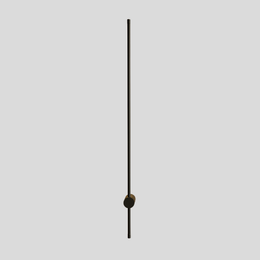 Linea Halo Wall Light – Minimalist Black Linear LED Sconce with Ambient Glow Accent Lighting