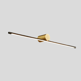 Velion LED Vanity Light Bar – Modern Black Gold Bathroom Mirror Wall Sconce Linear Fixture