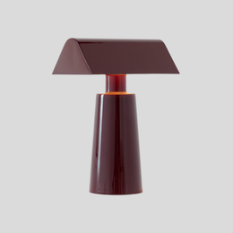 Cove Glass Table Lamp - LED Banker Style Desk Lighting Lacquered Steel Base Modern Home Office