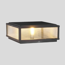 Modern Solar Post Cap Light – Waterproof Outdoor Fence & Pillar Fixture
