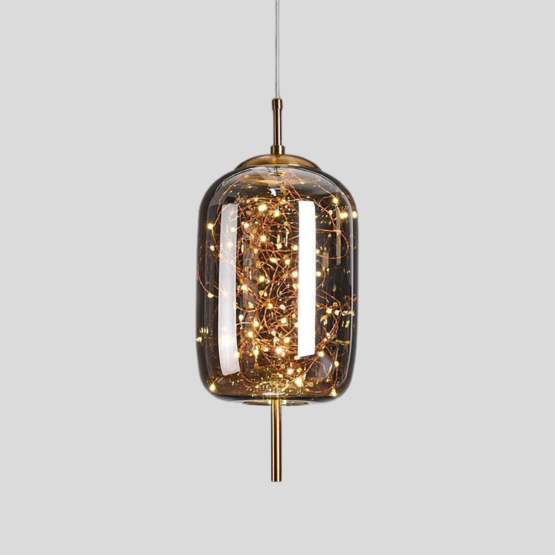 Aurora Cluster Glass Pendant Light – LED Modern Hanging Ceiling Fixture for Living Room