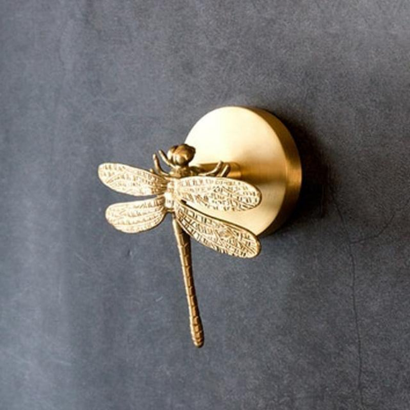 Aviari Bird Wall Hook – Decorative Brass Gold Metal Animal Coat Towel Hanger Bedroom Bathroom Entryway