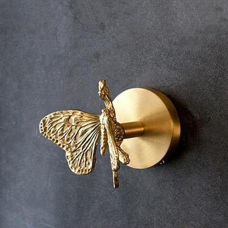 Aviari Bird Wall Hook – Decorative Brass Gold Metal Animal Coat Towel Hanger Bedroom Bathroom Entryway