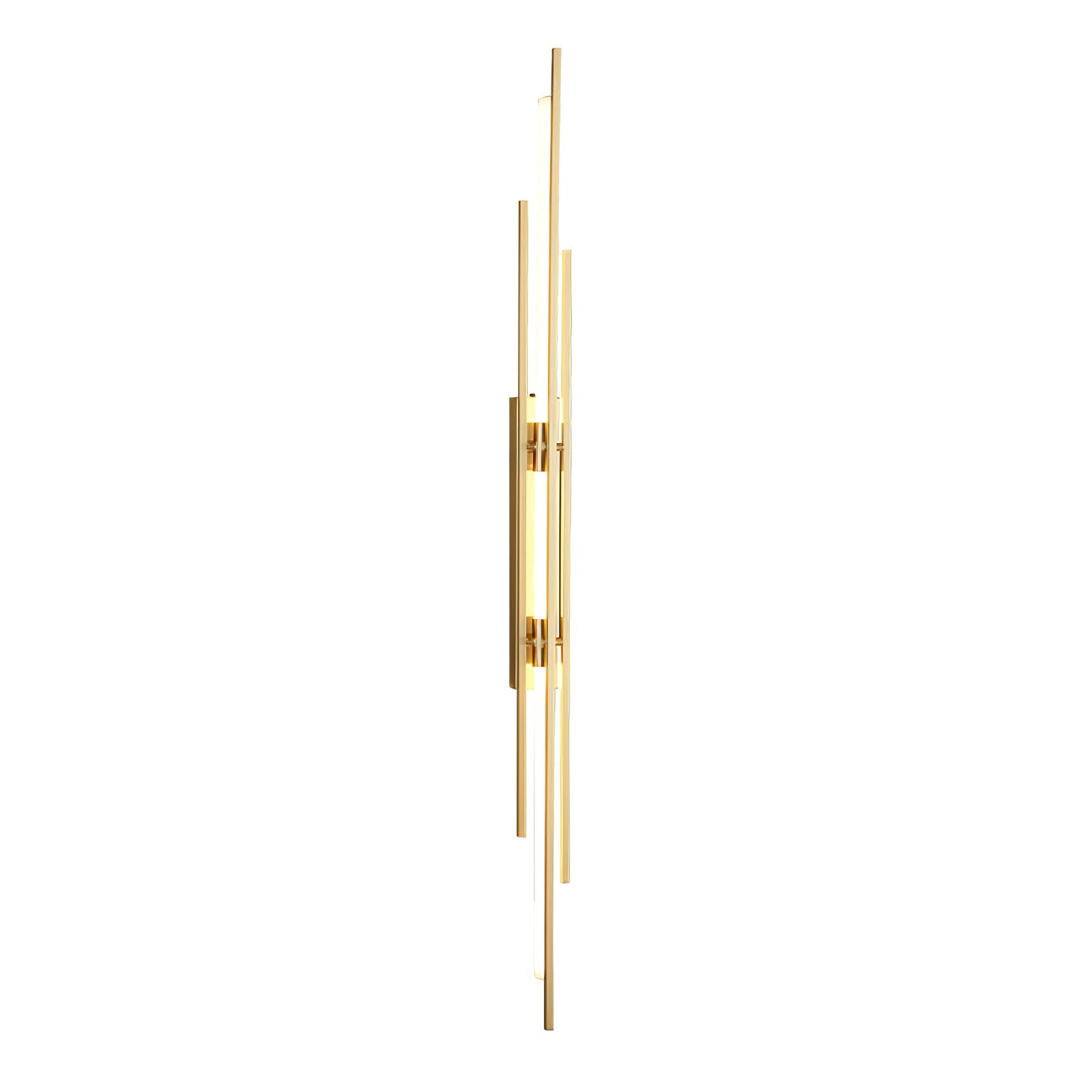 Ascendo Linear Wall Sconce – Modern Black Metal Vertical Decorative Lighting Living Room Bedroom