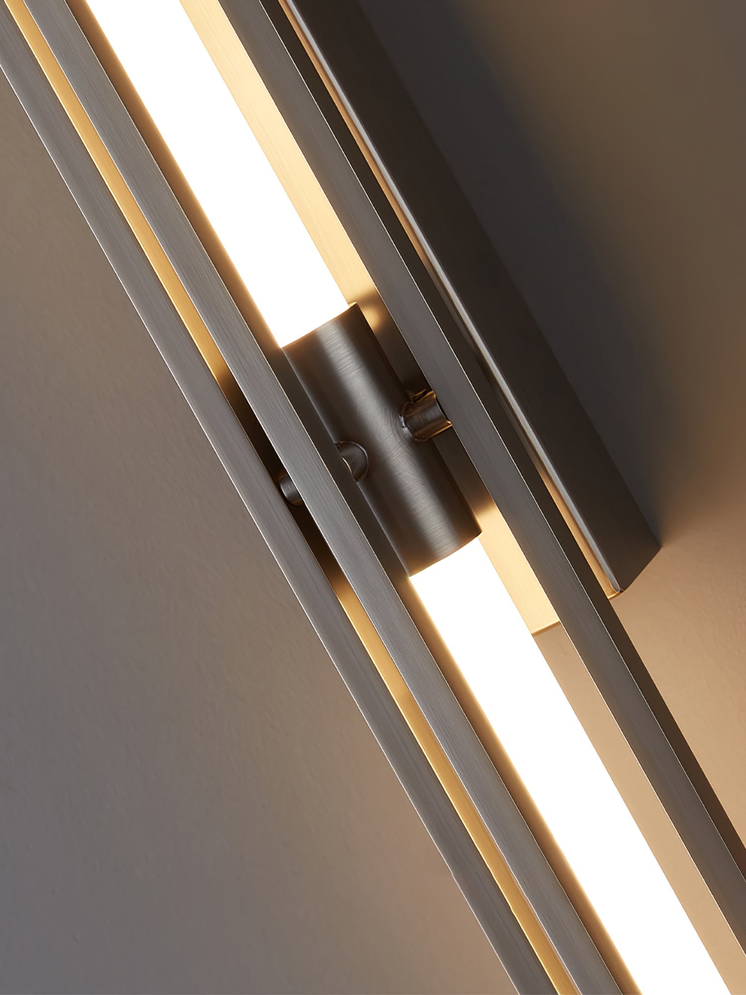 Ascendo Linear Wall Sconce – Modern Black Metal Vertical Decorative Lighting Living Room Bedroom