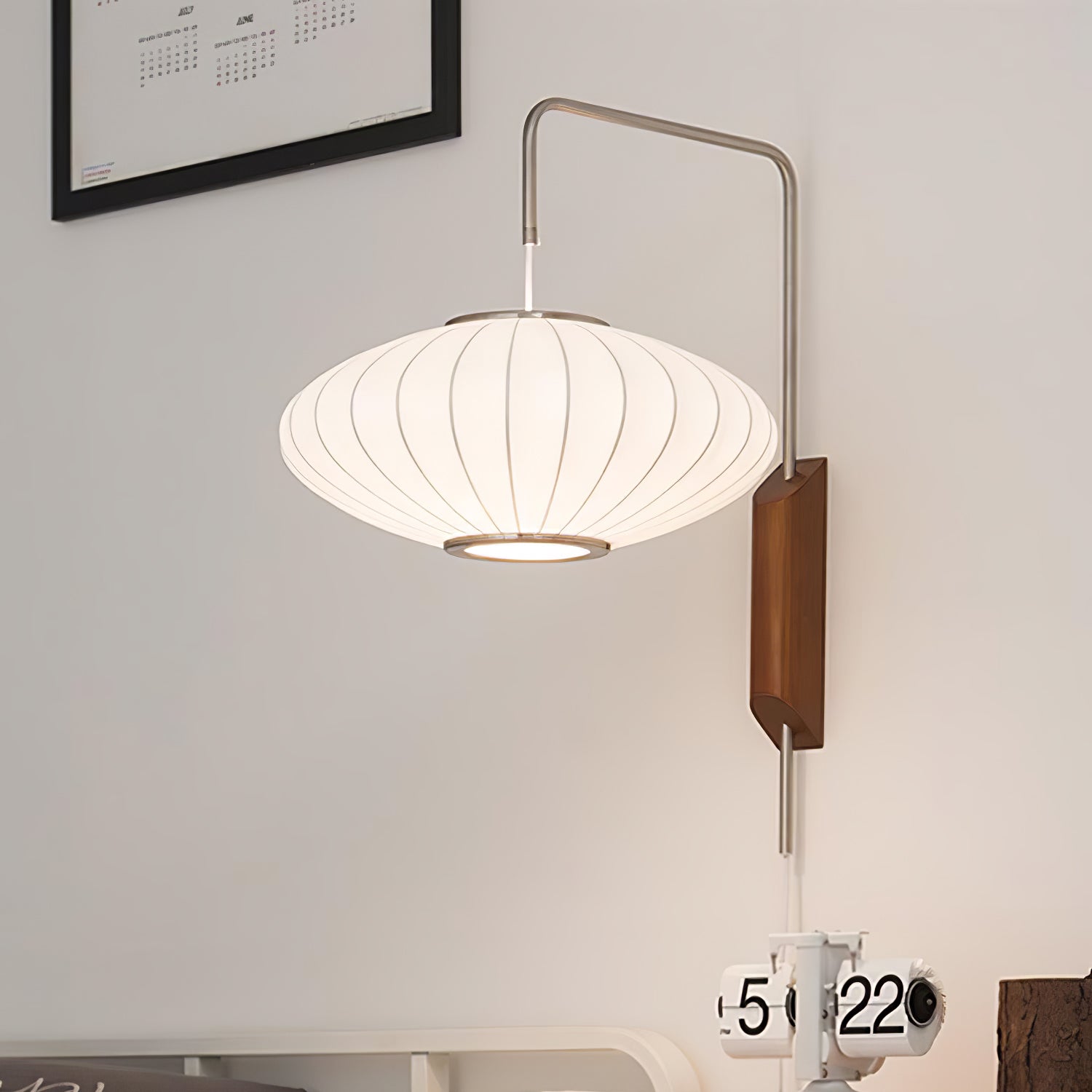 Orbix Swing Arm Wall Lamp – Adjustable Plug-In Wall Lighting Fixture